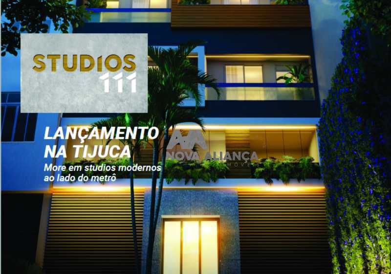 1 - Studio à venda Rua São Francisco Xavier,Tijuca, Rio de Janeiro - R$ 361.700 - NTST00001 - 1