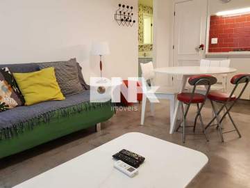 Flat à venda Rua Barão da Torre, Ipanema, Rio de Janeiro - R$ 1.100.000 - NSFL10064