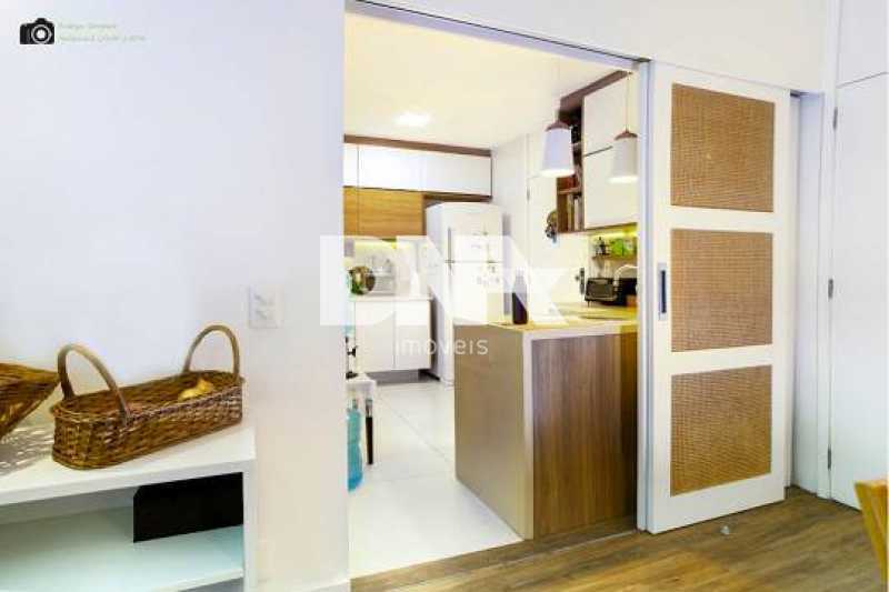 acesso cozinha - Apartamento à venda Rua Pereira da Silva,Laranjeiras, Rio de Janeiro - R$ 1.100.000 - LEAP30048 - 7