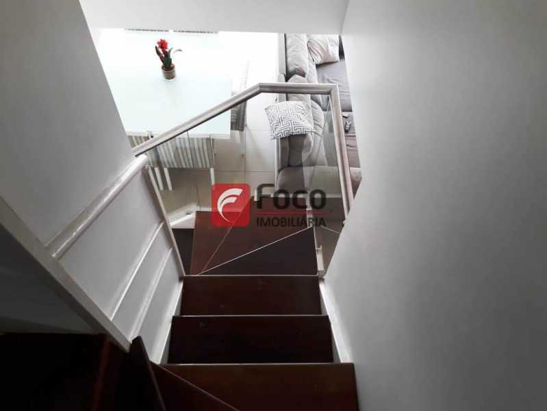 Conheça ESCADA LINEAR do imóvel - Cobertura à venda Rua Engenheiro Marques Porto,Humaitá, Rio de Janeiro - R$ 1.800.000 - JBCO30205 - 20 ESCADA LINEAR - Cobertura à venda Rua Engenheiro Marques Porto,Humaitá, Rio de Janeiro - R$ 1.800.000 - JBCO30205 - 20