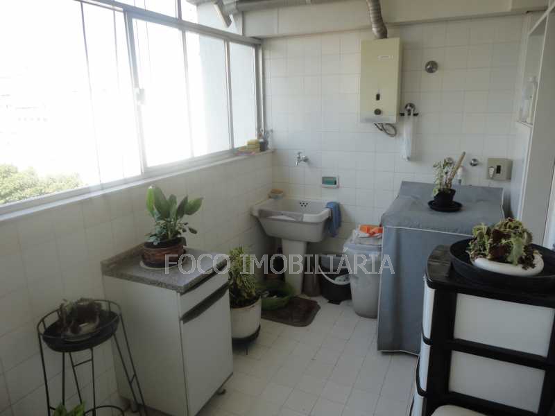 área de serviço - Cobertura 4 quartos à venda Jardim Botânico, Rio de Janeiro - R$ 3.700.000 - JBCO40032 - 20