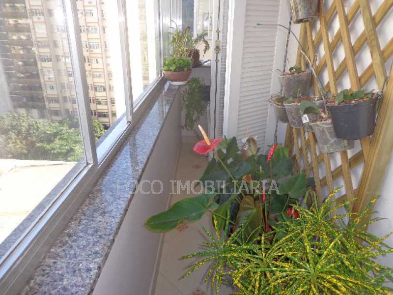 VARANDA DOS QUARTOS - Apartamento à venda Rua Senador Vergueiro,Flamengo, Rio de Janeiro - R$ 800.000 - FLAP21152 - 3