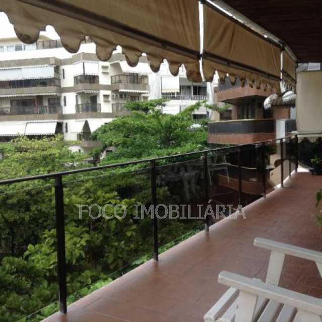varanda - Cobertura à venda Praça Almirante Belfort Vieira,Leblon, Rio de Janeiro - R$ 4.500.000 - JBCO30061 - 1
