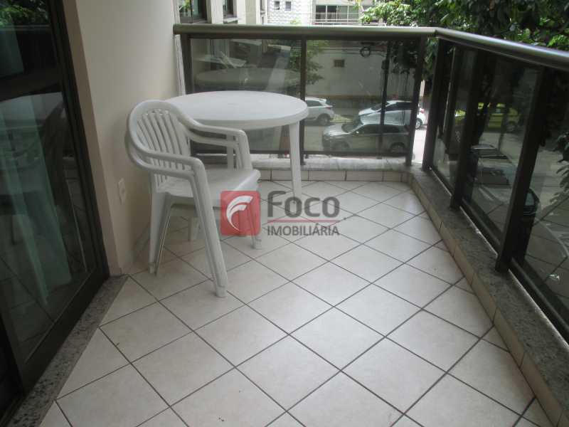 Conheça Varanda do imóvel - Flat à venda Rua Professor Saldanha,Jardim Botânico, Rio de Janeiro - R$ 1.200.000 - JBFL20005 - 5 Varanda - Flat à venda Rua Professor Saldanha,Jardim Botânico, Rio de Janeiro - R$ 1.200.000 - JBFL20005 - 5