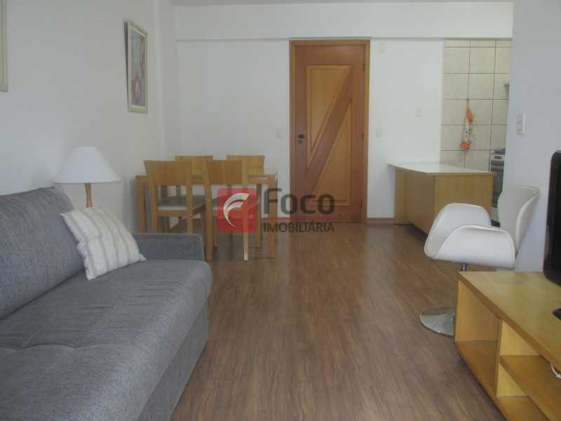 Conheça Sala do imóvel - Flat à venda Rua Professor Saldanha,Jardim Botânico, Rio de Janeiro - R$ 1.200.000 - JBFL20005 - 6 Sala - Flat à venda Rua Professor Saldanha,Jardim Botânico, Rio de Janeiro - R$ 1.200.000 - JBFL20005 - 6