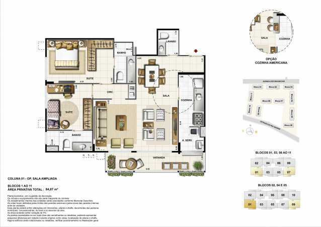 Conheça Planta do imóvel - Apartamento a venda Avenida dos Mananciais,Rio de Janeiro,RJ - R$ 455.000 - TQAP30005 - 3 Planta - Apartamento a venda Avenida dos Mananciais,Rio de Janeiro,RJ - R$ 455.000 - TQAP30005 - 3
