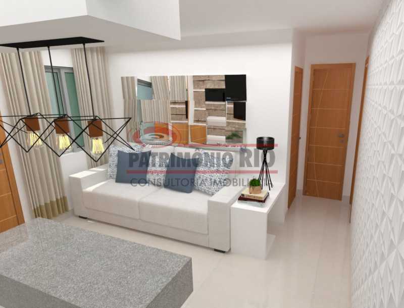 Conheça 1 - sala. do imóvel - 2Quartos com suíte e vaga - PAAP24184 - 3 1 - sala. - 2Quartos com suíte e vaga - PAAP24184 - 3