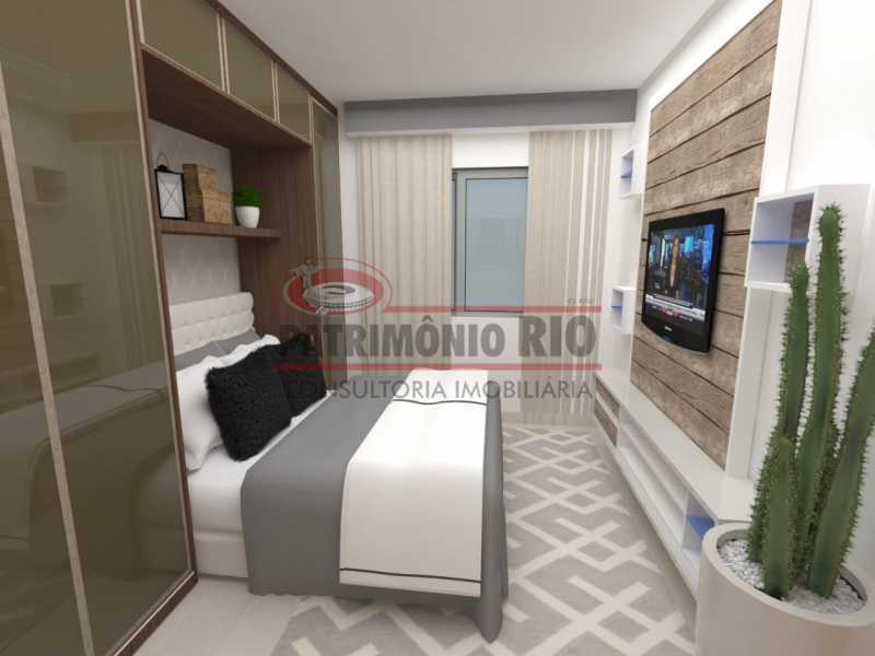 Conheça 2 - quarto. do imóvel - 2Quartos com suíte e vaga - PAAP24184 - 9 2 - quarto. - 2Quartos com suíte e vaga - PAAP24184 - 9