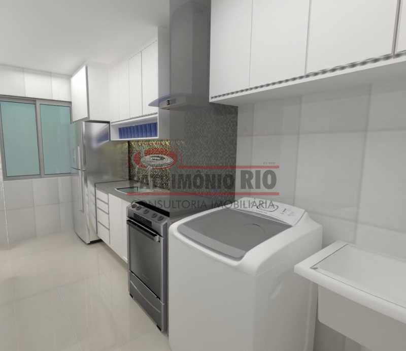 Conheça 3 - cozinha. do imóvel - 2Quartos com suíte e vaga - PAAP24184 - 21 3 - cozinha. - 2Quartos com suíte e vaga - PAAP24184 - 21
