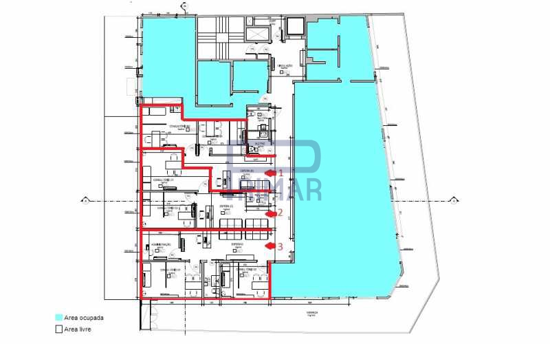 Conheça 02 salas individuais do imóvel - Sala Comercial PARA ALUGAR, Barra da Tijuca, Rio de Janeiro, RJ - MESL00013 - 3 02 salas individuais - Sala Comercial PARA ALUGAR, Barra da Tijuca, Rio de Janeiro, RJ - MESL00013 - 3