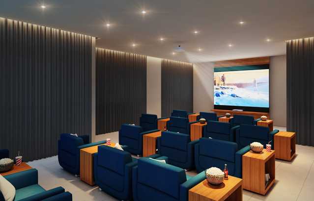 Conheça Cinema Finezzi Residence do empreendimento - Fachada - Finezzi Residence - 73 - 2 Cinema Finezzi Residence - Fachada - Finezzi Residence - 73 - 2