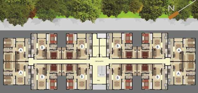 Conheça PLANTA do imóvel - Apartamento 2 Quartos À Venda Itatiba,SP - R$ 170.000 - FCAP20672 - 12 PLANTA - Apartamento 2 Quartos À Venda Itatiba,SP - R$ 170.000 - FCAP20672 - 12
