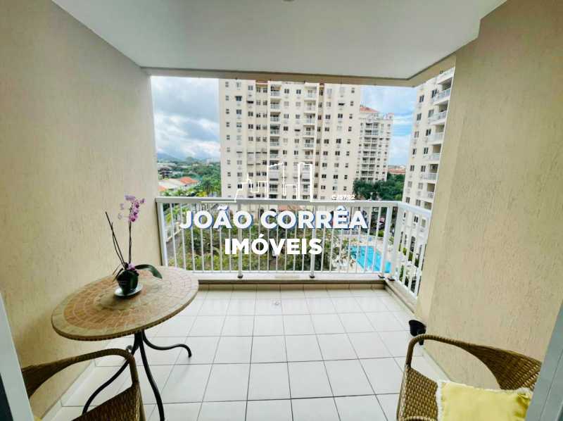 04 Varandão. - Apartamento à venda Avenida das Américas,Rio de Janeiro,RJ - R$ 545.000 - CBAP30160 - 5