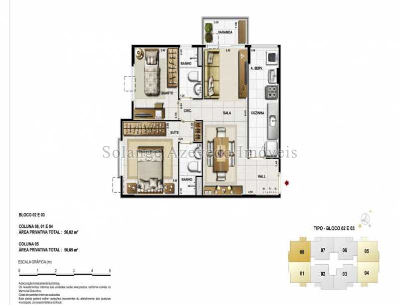 planta - Apartamento à venda Rua Torres Homem,Vila Isabel, Rio de Janeiro - R$ 348.000 - TJAP20690 - 18