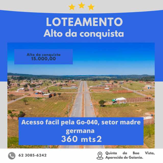 WhatsApp Image 2021-11-24 at 1 - Terreno Residencial à venda Quinta da Boa Vista, Aparecida de Goiânia - R$ 15.000 - VITR00006 - 1