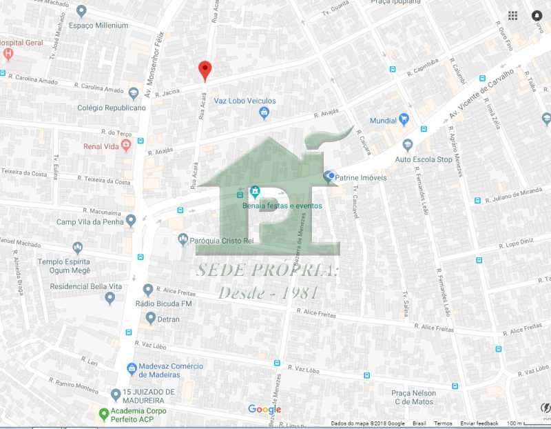Conheça MAPA RUA ACARA, 370 do imóvel - Casa em Condominio À VENDA, Vaz Lobo, Rio de Janeiro, RJ - VLCN30006 - 15 MAPA RUA ACARA, 370 - Casa em Condominio À VENDA, Vaz Lobo, Rio de Janeiro, RJ - VLCN30006 - 15