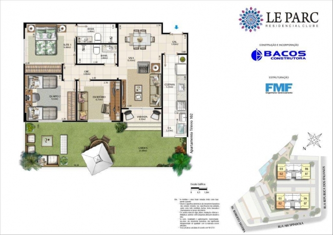 Conheça Apartamento Térreo 102 do imóvel - Apartamento à venda Maricá,RJ - R$ 9.999.999 - CEAP00003 - 4 Apartamento Térreo 102 - Apartamento à venda Maricá,RJ - R$ 9.999.999 - CEAP00003 - 4