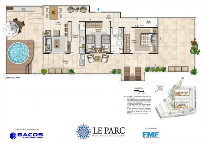 Conheça Cob 1601 do imóvel - Apartamento à venda Maricá,RJ - R$ 9.999.999 - CEAP00003 - 7 Cob 1601 - Apartamento à venda Maricá,RJ - R$ 9.999.999 - CEAP00003 - 7