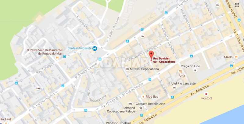 mapa - Apartamento 2 quartos para alugar Copacabana, Rio de Janeiro - R$ 350 - ADAP20079 - 21