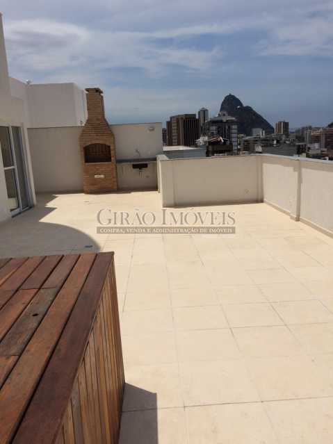 Conheça 1a do imóvel - Excelente Cobertura , em Localização Privilegiada, Proximo a Supermercado, Farmacias, a 5 minutos de Humaitá, Copacabana, a 1o do Jardim Botanico, Toda em Porcelanato de bom Nível, composta de Salão com 2 ambientes, 3 dormitórios, todos com armarios embut - GIAP30780 - 3 1a - Excelente Cobertura , em Localização Privilegiada, Proximo a Supermercado, Farmacias, a 5 minutos de Humaitá, Copacabana, a 1o do Jardim Botanico, Toda em Porcelanato de bom Nível, composta de Salão com 2 ambientes, 3 dormitórios, todos com armarios embut - GIAP30780 - 3