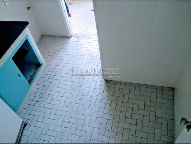 Conheça cozinha; do imóvel - Apto com vista parcial mar,vazio,claro e bem dividido. Sala ampla,2 quartos,dependência,1 vaga de garagem - GIAP20773 - 16 cozinha; - Apto com vista parcial mar,vazio,claro e bem dividido. Sala ampla,2 quartos,dependência,1 vaga de garagem - GIAP20773 - 16