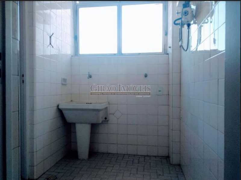 Conheça área do imóvel - Apto com vista parcial mar,vazio,claro e bem dividido. Sala ampla,2 quartos,dependência,1 vaga de garagem - GIAP20773 - 18 área - Apto com vista parcial mar,vazio,claro e bem dividido. Sala ampla,2 quartos,dependência,1 vaga de garagem - GIAP20773 - 18