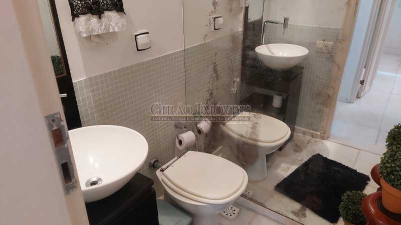 Conheça lavabo do imóvel - Dois quartos no Leblon - GIAP21344 - 15 lavabo - Dois quartos no Leblon - GIAP21344 - 15