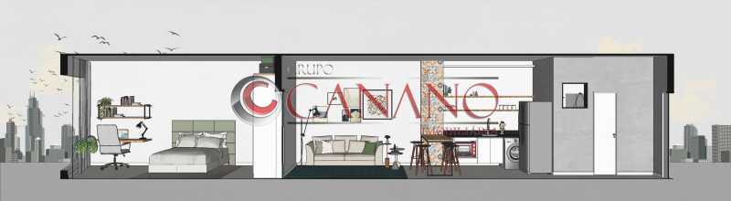 Conheça VISTA 02 do imóvel - Apartamento 1 quarto à venda Centro, Rio de Janeiro - R$ 249.000 - BJAP10150 - 25 VISTA 02 - Apartamento 1 quarto à venda Centro, Rio de Janeiro - R$ 249.000 - BJAP10150 - 25