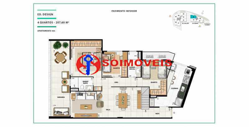 19996_G1607006828 - Apartamento 2 quartos à venda Rio de Janeiro,RJ - R$ 1.450.851 - LBAP23230 - 19