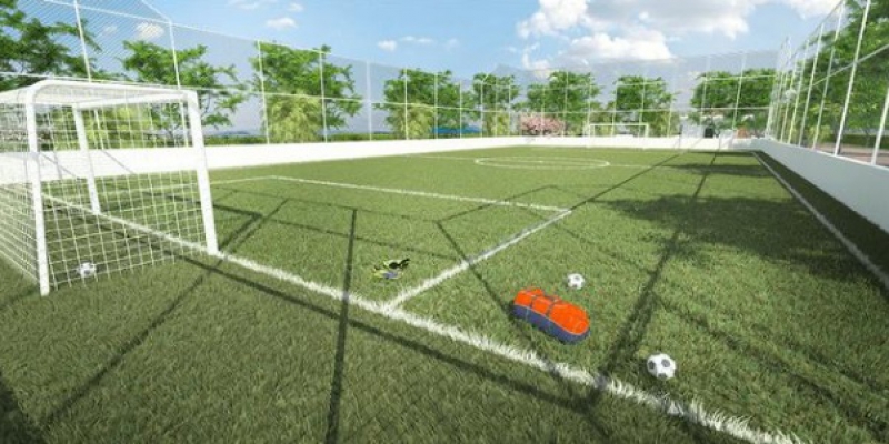 Conheça Futebol do empreendimento - Fachada - Royal Garden Maricá - 66 - 7 Futebol - Fachada - Royal Garden Maricá - 66 - 7
