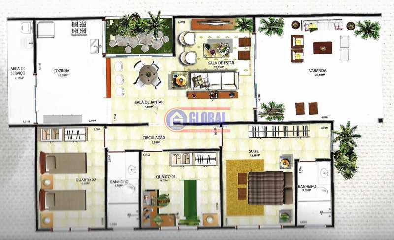 Casa 2 - Casa em Condomínio 3 quartos à venda Pindobas, Maricá - R$ 460.000 - MACN30139 - 7