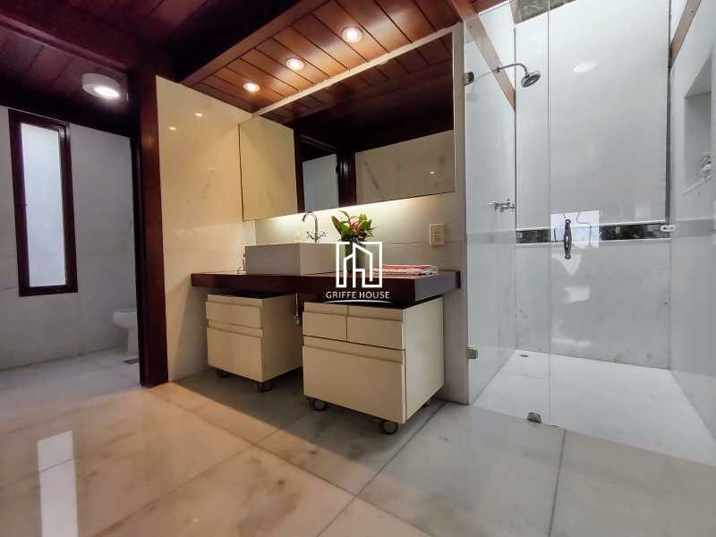 Banheiro social - Casa em Condomínio 4 quartos à venda Rio de Janeiro,RJ - R$ 4.300.000 - GHCN40030 - 23