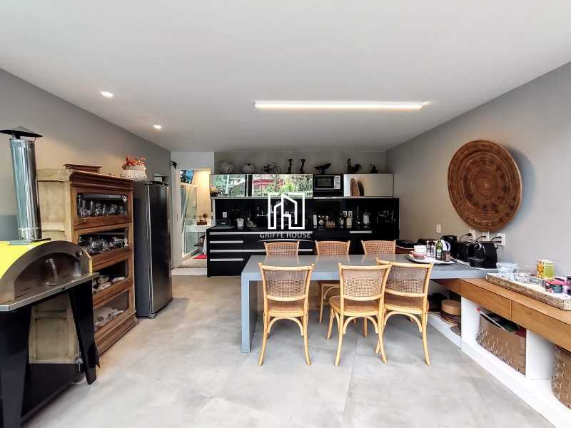 Área gourmet  - Casa a venda em condomínio fechado no Itanhangá, uma obra de arte projetada por renomado arquiteto. - GHCN50039 - 9