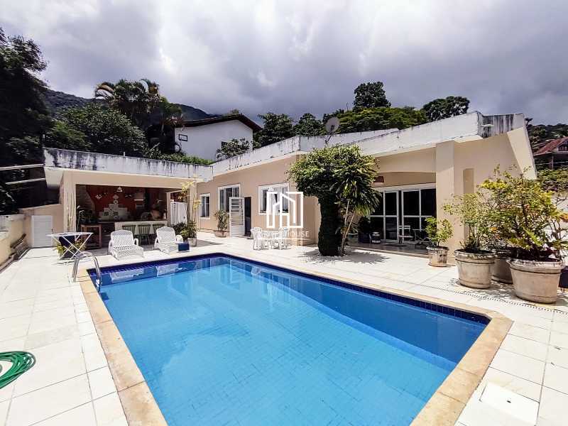 Fachada posterior - Casa em Condomínio 5 quartos à venda Rio de Janeiro,RJ - R$ 3.500.000 - GHCN50077 - 1
