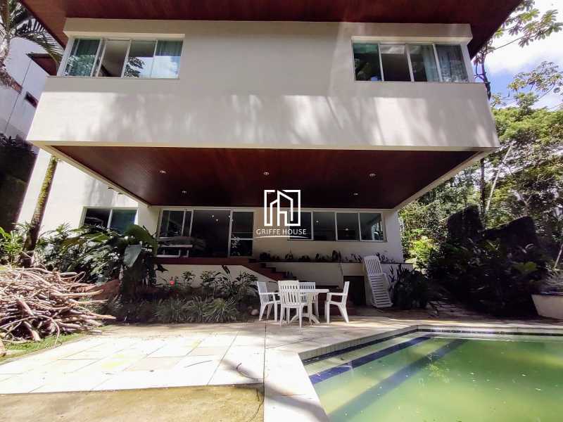 Fachada posterior - Casa em Condomínio 4 quartos para venda e aluguel Rio de Janeiro,RJ - R$ 3.700.000 - GHCN40069 - 3