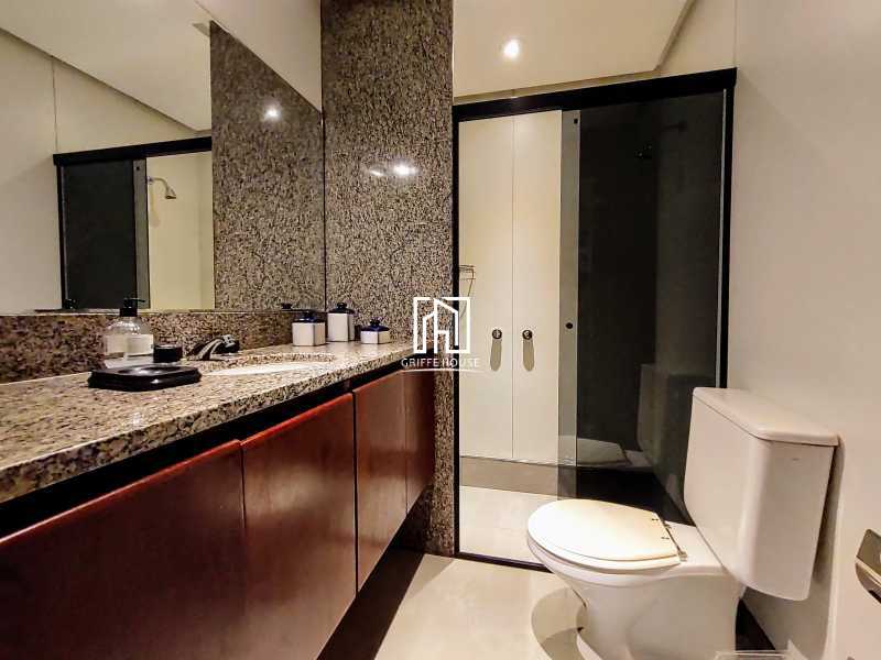 Banheiro escritório - Casa em Condomínio 4 quartos à venda Rio de Janeiro,RJ - R$ 3.990.000 - GHCN40070 - 18
