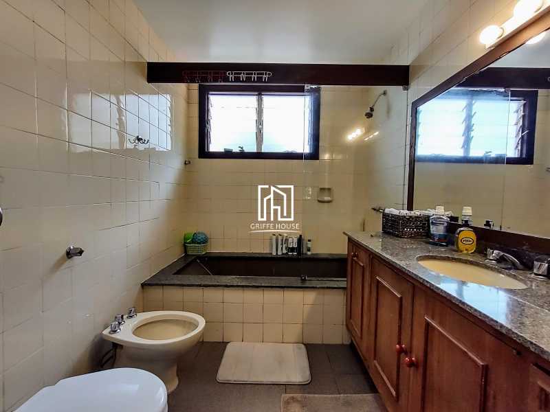 Banheiro social - Casa em Condomínio 5 quartos à venda Rio de Janeiro,RJ - R$ 2.500.000 - GHCN50080 - 22