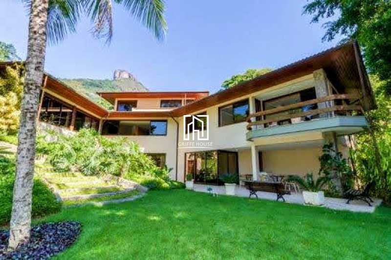 Fachada secundária - Casa em Condomínio 6 quartos à venda Rio de Janeiro,RJ - R$ 9.800.000 - GHCN60031 - 8