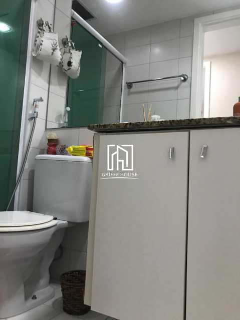 Banheiro social - Apartamento 3 quartos à venda Rio de Janeiro,RJ - R$ 735.000 - GHAP30069 - 28