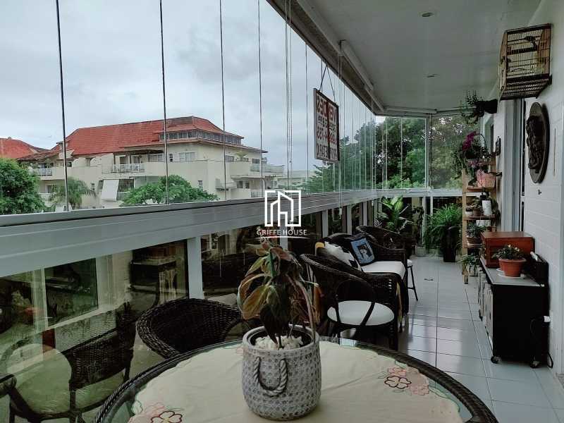Varanda com cortina de vidro - Apartamento 3 quartos à venda Rio de Janeiro,RJ - R$ 850.000 - GHAP30070 - 22