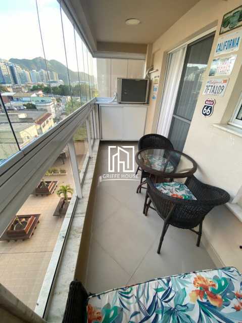 Varanda vista livre - Apartamento 3 quartos à venda Rio de Janeiro,RJ - R$ 580.000 - GHAP30071 - 20