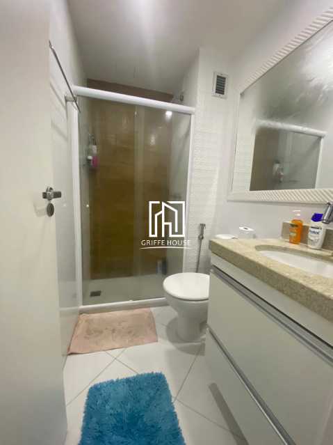 Banheiro social - Apartamento 3 quartos à venda Rio de Janeiro,RJ - R$ 580.000 - GHAP30071 - 19