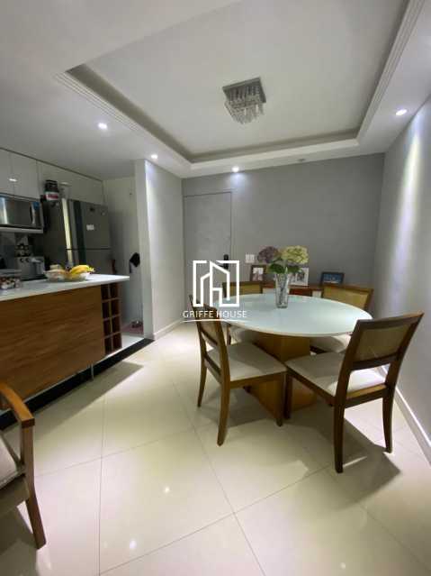 Sala jantar - Apartamento 3 quartos à venda Rio de Janeiro,RJ - R$ 580.000 - GHAP30071 - 3