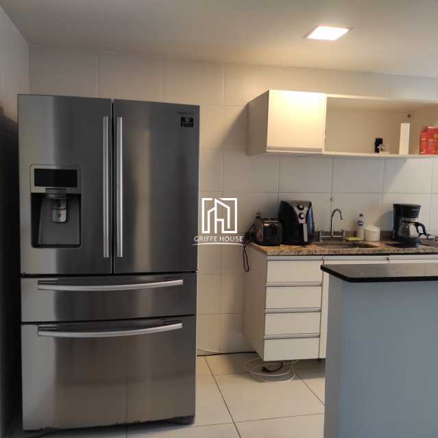 Cozinha com armários  - Apartamento 1 quarto para alugar Rio de Janeiro,RJ - R$ 2.500 - GHAP10005 - 9