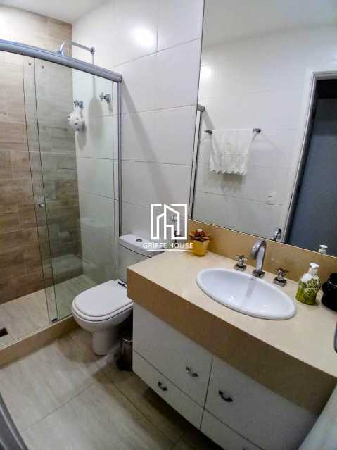 Banheiro social - Apartamento 2 quartos à venda Rio de Janeiro,RJ - R$ 890.000 - GHAP20044 - 10