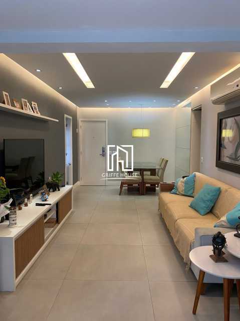 Sala extendida 2 ambientes - Apartamento 4 quartos à venda Rio de Janeiro,RJ - R$ 1.150.000 - GHAP40048 - 3