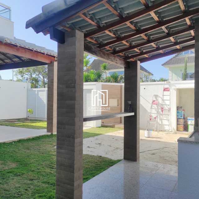 Churrasqueira coberta - Casa em Condomínio 4 quartos para venda e aluguel Rio de Janeiro,RJ - R$ 1.790.000 - GHCN40154 - 5