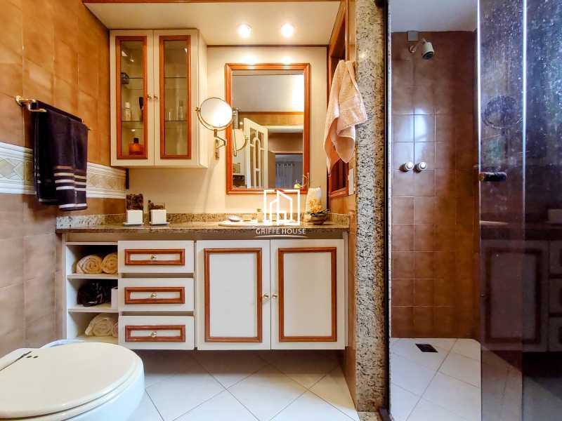 Banheiro suíte master - Casa em Condomínio 5 quartos para venda e aluguel Rio de Janeiro,RJ - R$ 4.500.000 - GHCN50164 - 27