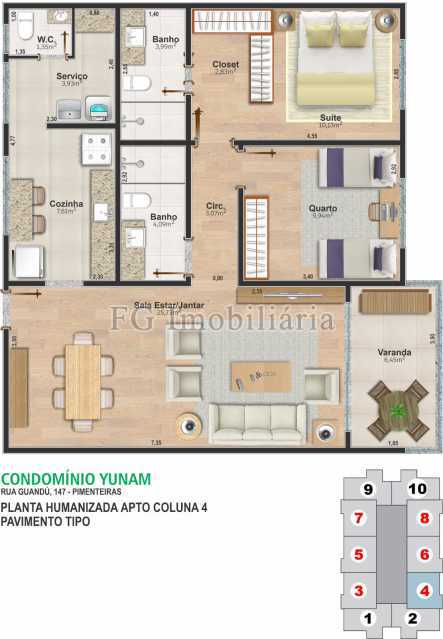 Apartamento à venda com 2 quartos, 89m² - Foto 2