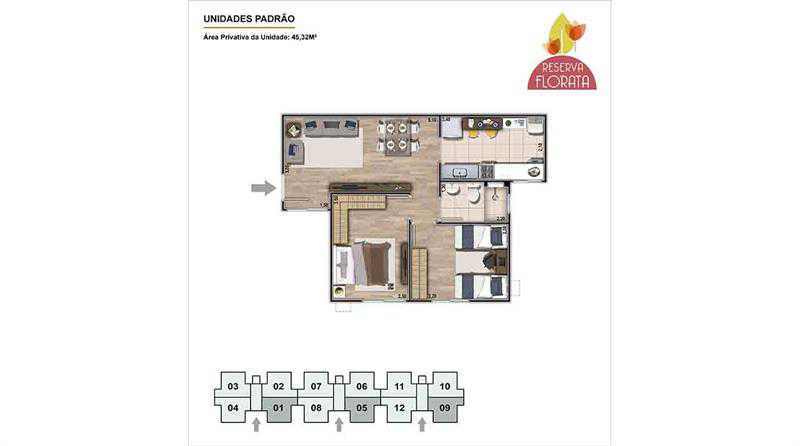 Apartamento à venda com 2 quartos, 45m² - Foto 11